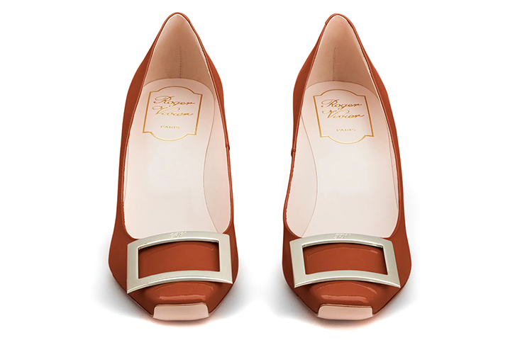 (W) Roger Vivier Belle Vivier Trompette 'Orange Patent Leather' 圖 3