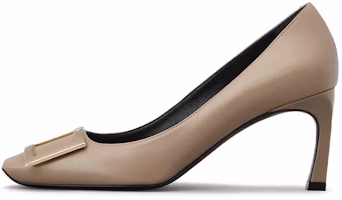(Women) Roger Vivier Belle Vivier Trompette 'Patent Beige' RVW40015280BSSC415 (Women) Roger Vivier Belle Vivier Trompette 'Patent Beige' RVW40015280BSSC415