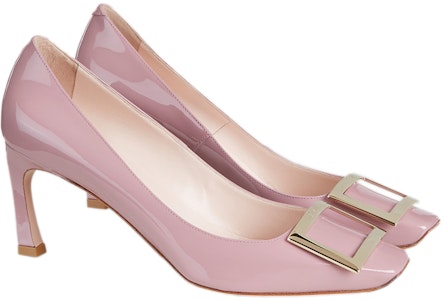 羅傑·維維亞 Belle Vivier Trompette 漆皮 喇叭跟 時尚休閒高跟鞋 女款 紫粉色 Lookbook 羅傑·維維亞 Belle Vivier Trompette 漆皮 喇叭跟 時尚休閒高跟鞋 女款 紫粉色