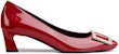 (W) Roger Vivier Belle Vivier Trompette 'Kulit Merah Berkilat' RVW44815280D1PR406
