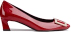 Order (W) Roger Vivier Belle Vivier Trompette 'Kulit Merah Berkilat' RVW44815280D1PR406
