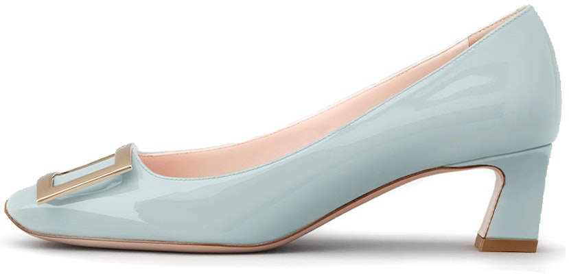 (Women) Roger Vivier Belle Vivier Trompette High Heels 'Light Blue Patent Leather' RVW44815280D1PT021 Buy (Women) Roger Vivier Belle Vivier Trompette High Heels 'Light Blue Patent Leather' RVW44815280D1PT021
