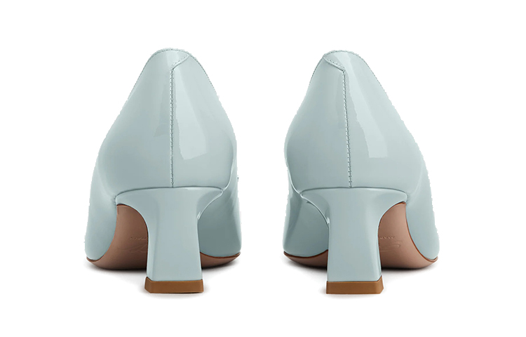Shop (Women) Roger Vivier Belle Vivier Trompette High Heels 'Light Blue Patent Leather' RVW44815280D1PT021