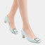 Purchase (W) Roger Vivier Belle Vivier Trompette Tumit Tinggi 'Light Blue Patent Leather' RVW44815280D1PT021