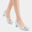 Purchase (Women) Roger Vivier Belle Vivier Trompette High Heels 'Light Blue Patent Leather' RVW44815280D1PT021