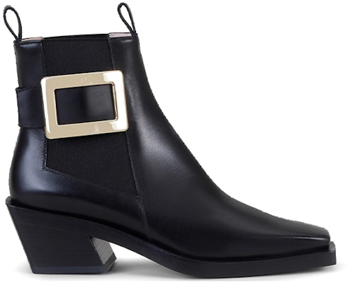(W) Roger Vivier BellyViv 'Gesper Logam Hitam Chelsea' RVW64131690QGWB999 Order (W) Roger Vivier BellyViv 'Gesper Logam Hitam Chelsea' RVW64131690QGWB999
