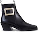 Order (W) Roger Vivier BellyViv 'Gesper Logam Hitam Chelsea' RVW64131690QGWB999