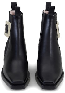 (W) Roger Vivier 黑色金属扣切尔西靴 RVW64131690QGWB999 Lookbook (W) Roger Vivier 黑色金属扣切尔西靴 RVW64131690QGWB999