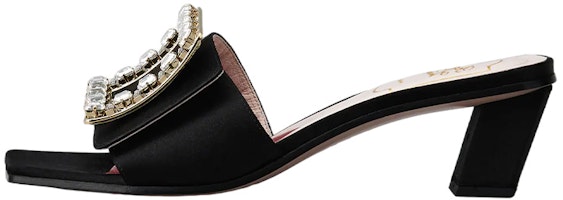 (Women) Roger Vivier Biki Love 'Black Silk Satin High Heel' RVW65832610RS0B999 (Women) Roger Vivier Biki Love 'Black Silk Satin High Heel' RVW65832610RS0B999