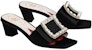 (W) Roger Vivier Biki Love 'Tumit Tinggi Satin Sutera Hitam' RVW65832610RS0B999