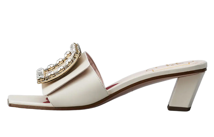 Buy (Women) Roger Vivier Biki Love 'Buckle Naked High Heels Beige' RVW65832610BSSC019