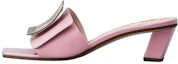 Buy ROGER VIVIER Biki Love 金屬扣漆皮裸跟鞋 女款 粉色