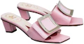 Order ROGER VIVIER Biki Love 金屬扣漆皮裸跟鞋 女款 粉色