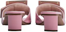 Shop ROGER VIVIER Biki Love 金屬扣漆皮裸跟鞋 女款 粉色