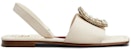 (W) Roger Vivier Biki Love 'Sandal Kulit Gesper Kristal Beige' RVW66332780BSSC019