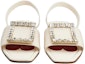 Lookbook (W) Roger Vivier Biki Love 'Sandal Kulit Gesper Kristal Beige' RVW66332780BSSC019