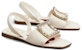 (W) Roger Vivier Biki Love 'Sandal Kulit Gesper Kristal Beige' RVW66332780BSSC019
