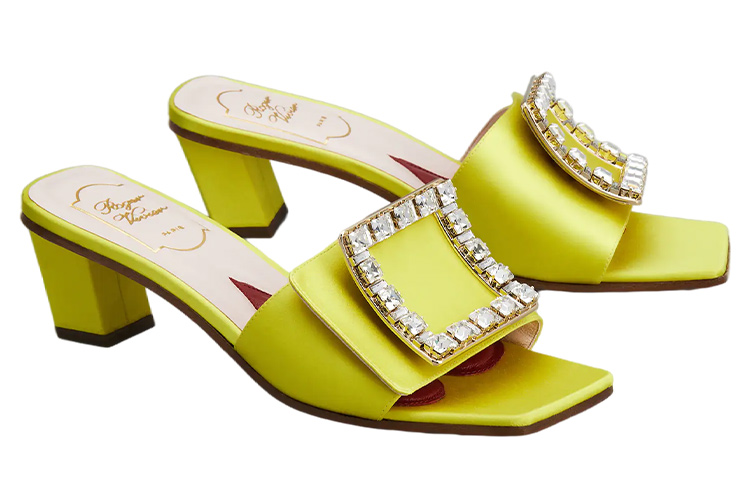 (W) Roger Vivier Biki Love 'Yellow Satin High Heel' 圖 2