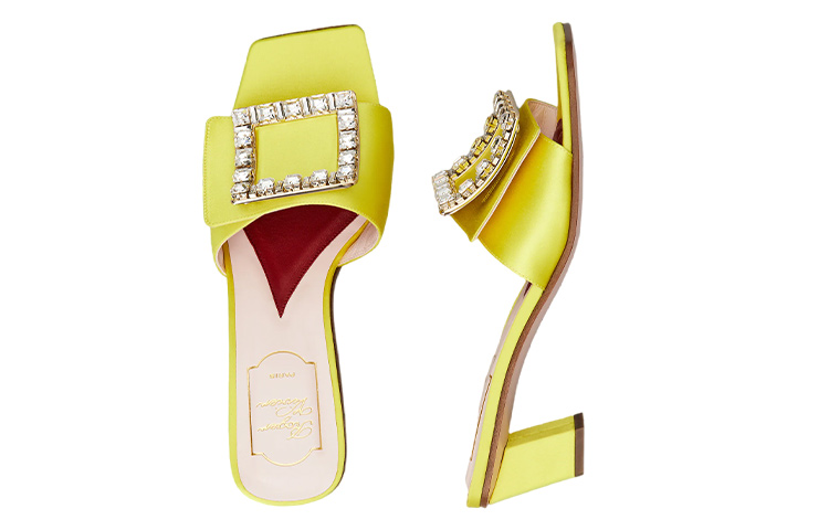(W) Roger Vivier Biki Love 'Yellow Satin High Heel' 圖 3