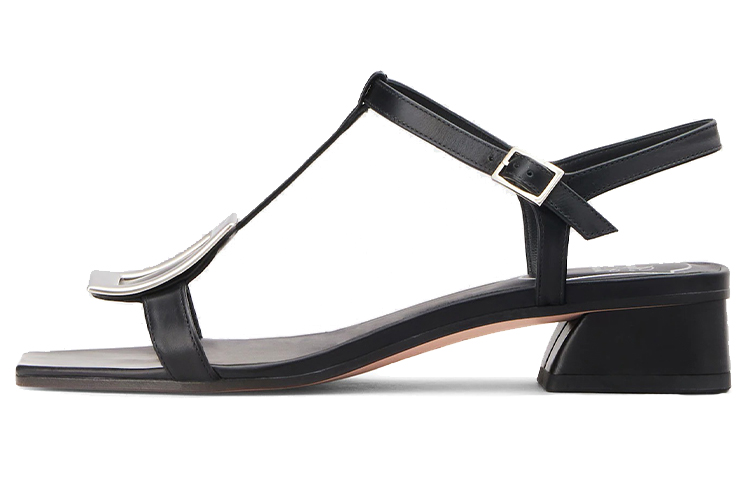 (W) Roger Vivier Bikiviv 'Black Fashion Casual Sandals'
