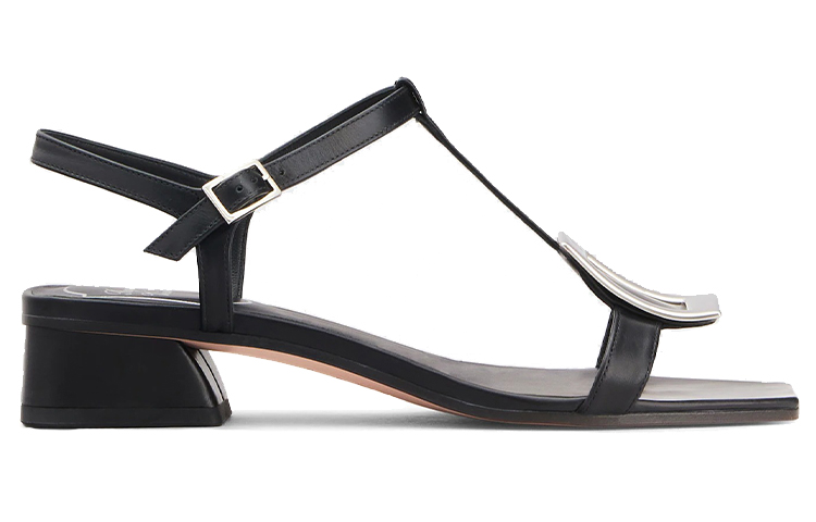 (W) Roger Vivier Bikiviv 'Black Fashion Casual Sandals' 圖 2