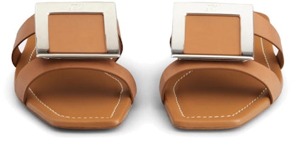 Roger Vivier Bikiviv 透氣簡約休閒平底鞋 女款 棕色 Shop Roger Vivier Bikiviv 透氣簡約休閒平底鞋 女款 棕色