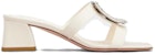 (W) Roger Vivier Bikiviv 'Sandal Mule Kristal - Krim' RVW53624440BSSC019