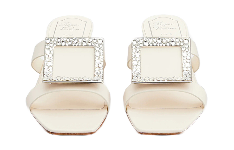 Lookbook (W) Roger Vivier Bikiviv ''Kristall-Pantoletten - Cremefarben'' RVW53624440BSSC019