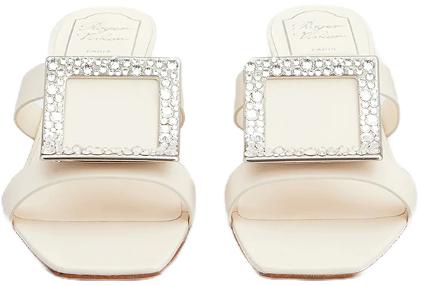(W) Roger Vivier Bikiviv ''Kristall-Pantoletten - Cremefarben'' RVW53624440BSSC019 Lookbook (W) Roger Vivier Bikiviv ''Kristall-Pantoletten - Cremefarben'' RVW53624440BSSC019