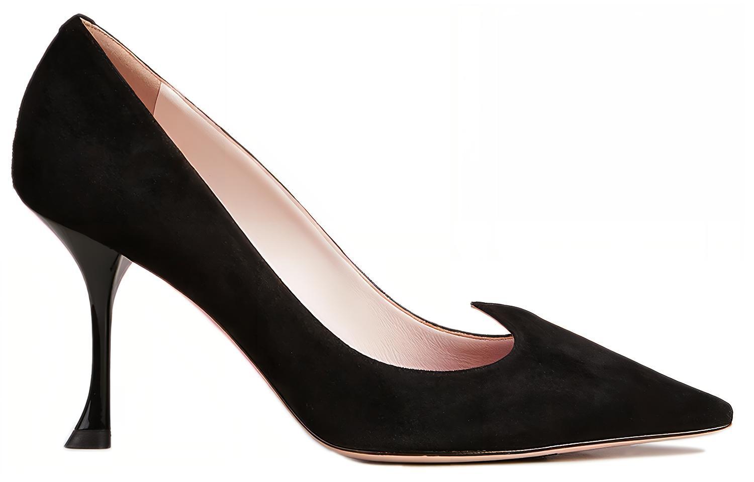 Order (W) Roger Vivier Nero Elegante Décolleté a Punta con Tacco Stiletto ''I Love Vivier'' RVW53024540O20B999