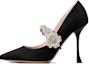 Buy (W) Roger Vivier Bouquet Flower Stiletto Runcing Tanpa Ikatan 'Hitam' RVW53836020RS0B999