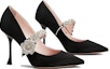 Order (W) Roger Vivier Bouquet Flower Stiletto Runcing Tanpa Ikatan 'Hitam' RVW53836020RS0B999