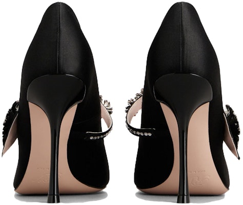 (Women) Roger Vivier Bouquet Flower Pointed Toe Slip-On Stiletto 'Black' RVW53836020RS0B999 Lookbook (Women) Roger Vivier Bouquet Flower Pointed Toe Slip-On Stiletto 'Black' RVW53836020RS0B999