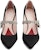 (W) Roger Vivier Bouquet Flower Stiletto Runcing Tanpa Ikatan 'Hitam' RVW53836020RS0B999