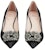 (Women) Roger Vivier Bouquet Strass Pointed-Toe Slingback Kitten Heels 'Black' RVW543280206WAB999