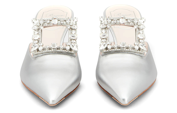 (W) Roger Vivier Broche Vivier 'Silver Soft Calfskin Stiletto' 圖 3