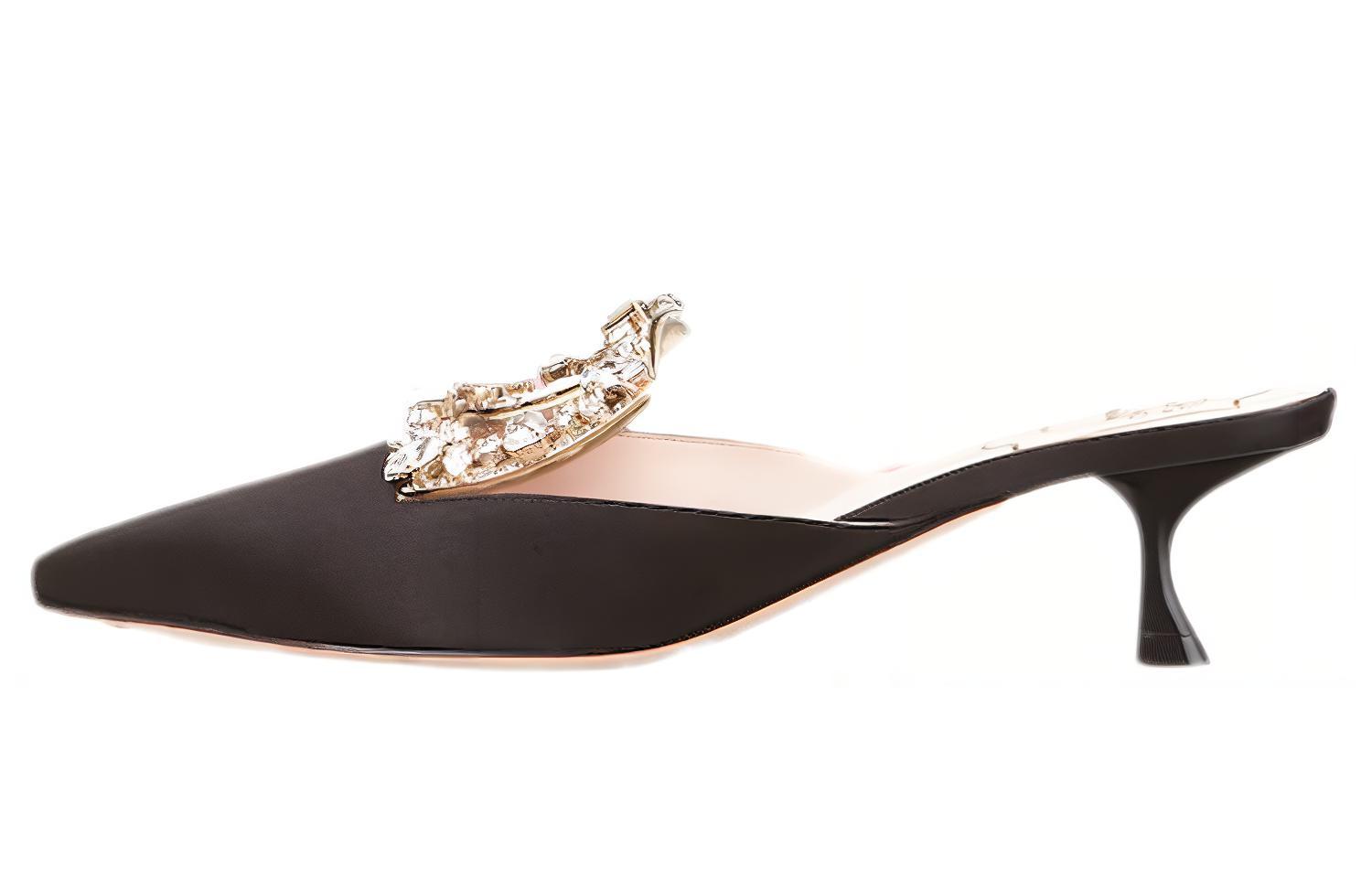 (Women) Roger Vivier Broche Vivier 'Versailles Black Gold' RVW54329590ONU034C
