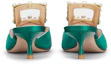 Shop (W) Roger Vivier Broche Vivier ''Versailles Grün Satin'' RVW54329590ONU1S91