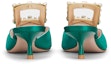 Shop (W) Roger Vivier Broche Vivier 'Satin Hijau Versailles' RVW54329590ONU1S91