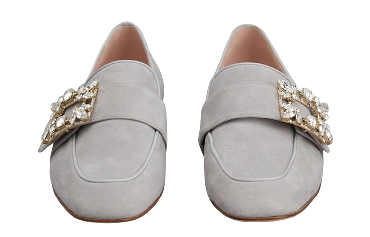 (W) Roger Vivier Buckle Flats 'Grey Velvet' 圖 3