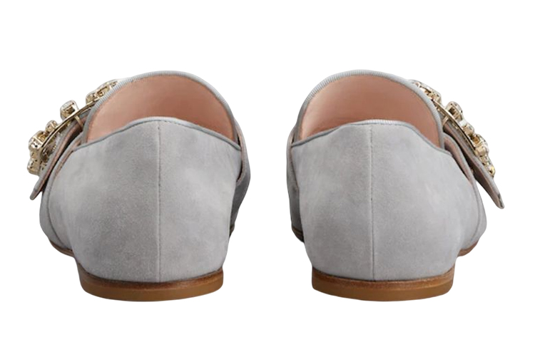 (W) Roger Vivier Buckle Flats 'Grey Velvet' 圖 4