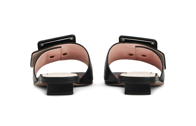 Purchase (W) Roger Vivier Sandalia Negra con Hebilla de Charol RVW62931090TRPB999