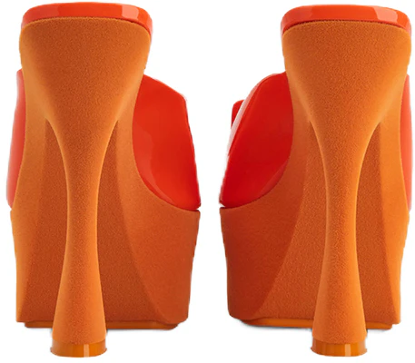 (W) Roger Vivier Mules à Plateforme en Cuir Verni Boucle ''Orange'' RVW66232900D1PG827 Shop (W) Roger Vivier Mules à Plateforme en Cuir Verni Boucle ''Orange'' RVW66232900D1PG827