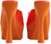Shop (W) Roger Vivier Mules à Plateforme en Cuir Verni Boucle ''Orange'' RVW66232900D1PG827