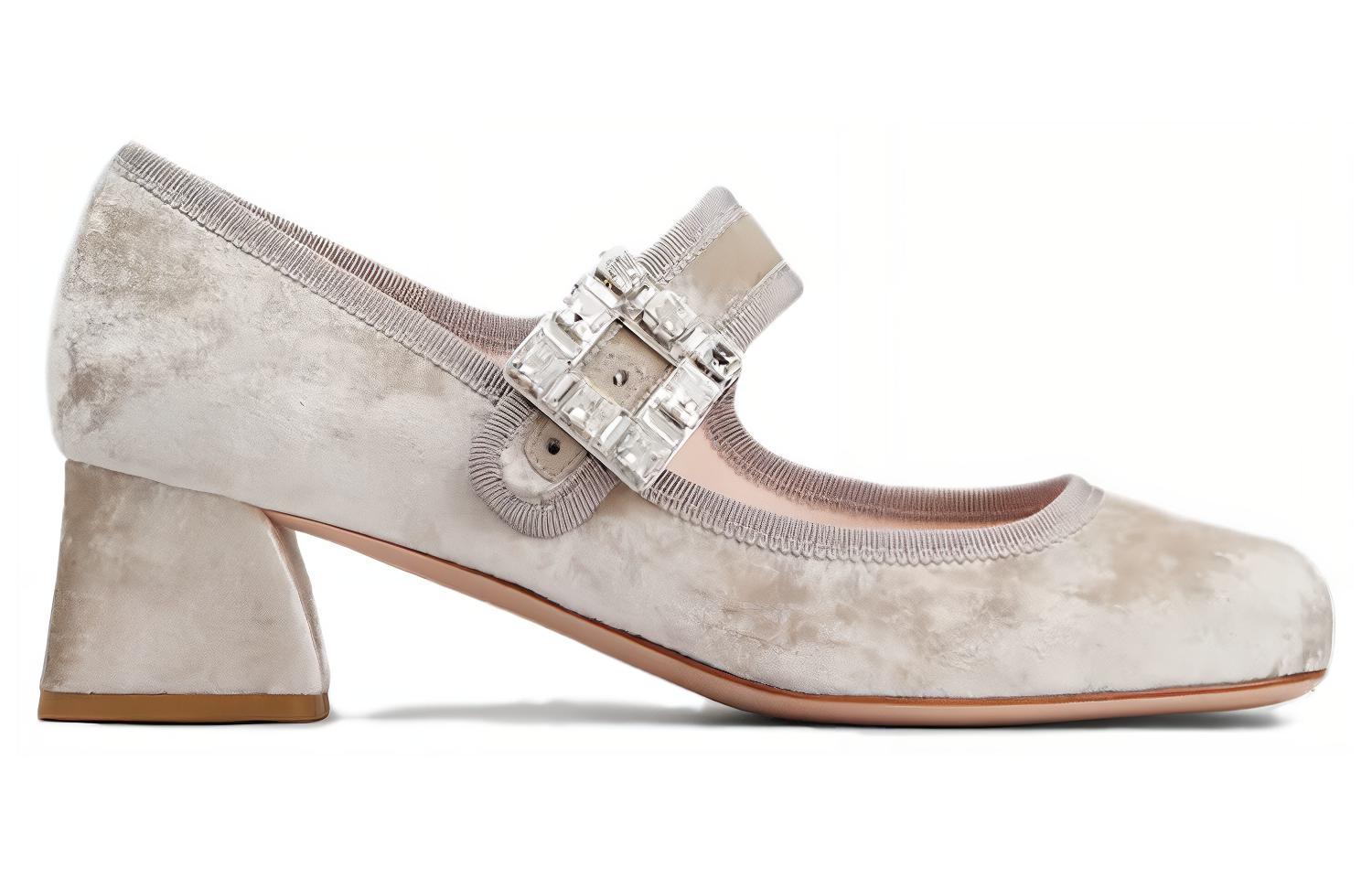 (W) Roger Vivier Buckle Pumps 'Grey Suede' 圖 2