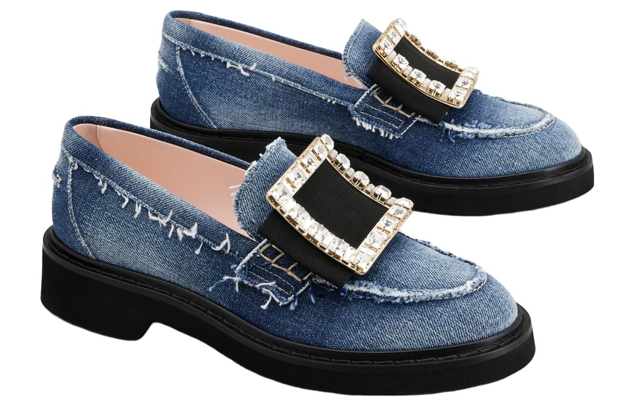 (W) Roger Vivier Canvas 'Blue Casual Loafer' 圖 2