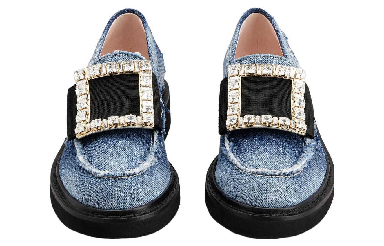 (W) Roger Vivier Canvas 'Blue Casual Loafer' 圖 3