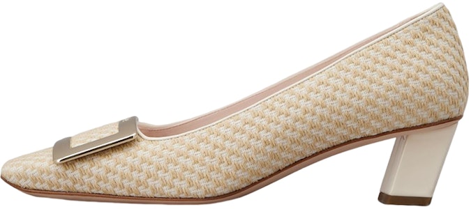 (W) ロジェヴィヴィエ キャンバスバックルベージュミドルヒール RVW00626770NN61J04 Buy (W) ロジェヴィヴィエ キャンバスバックルベージュミドルヒール RVW00626770NN61J04