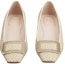 Lookbook (W) Roger Vivier Canvas ''Metalen Gesp Beige Middelhak'' RVW00626770NN61J04