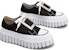 (W) Roger Vivier Platform Sneakers 3.5cm 'Hitam dan Putih' Kanvas RVW64635870Q4U0002